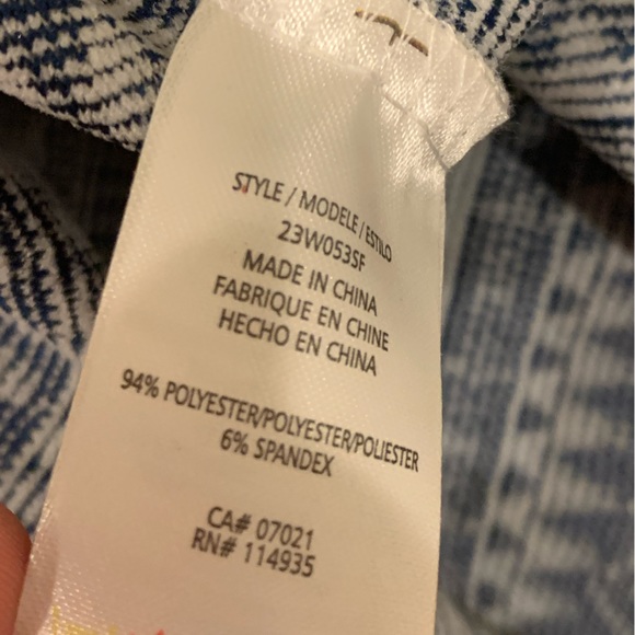 RD Style Fitted Printed Pencil Skirt - Picture 7 of 8